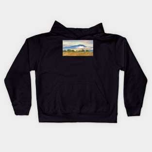 The Northern Fells An Impressionist View Kids Hoodie